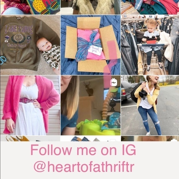 Follow me on Instagram @heartofathriftr - Picture 1 of 1